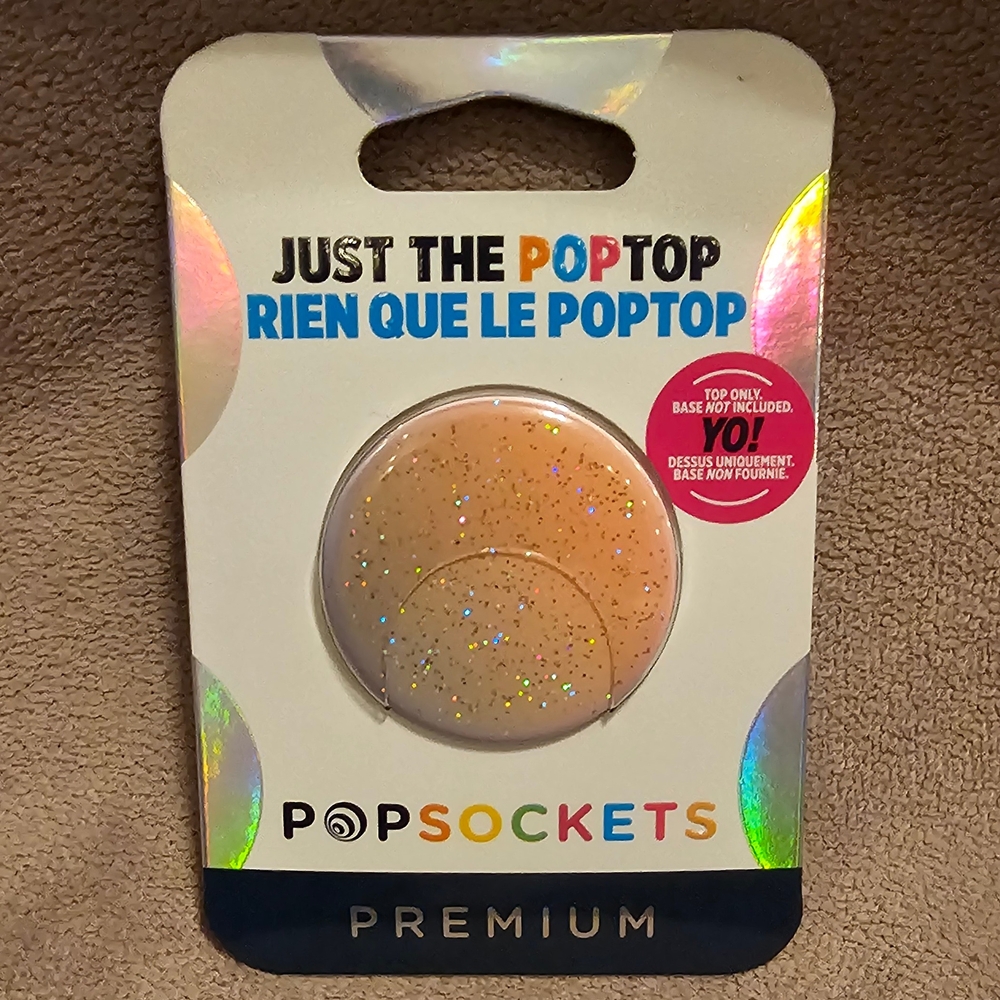 POPSOCKETS Premium Glitter Morning Haze Just The Pop Top